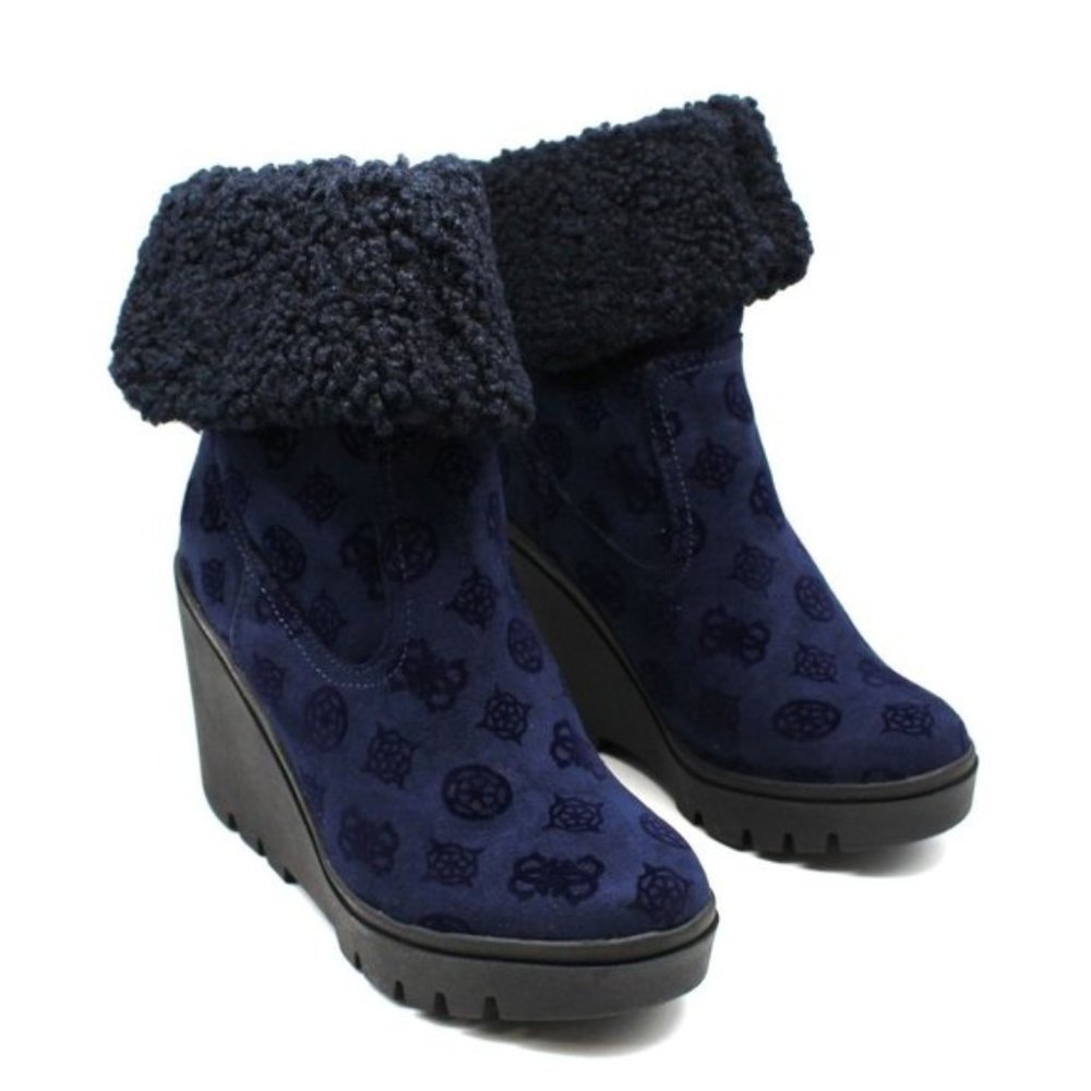 Guess Women's Tabloid Wedge Fashion Booties Women's Shoes